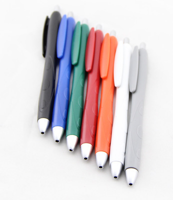 【韓國文具筆 塑料按動圓珠筆 功能筆 商務(wù)禮品筆批發(fā) 可定做Logo】價格,廠家,圖片,圓珠筆、原子筆,深圳市禧向陽禮品-